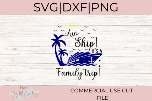 Cruise Family Trip SVG for Crafts and Graphics