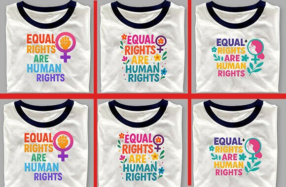 Equal Rights Are Human Rights SVG Bundle for Crafts and Graphics