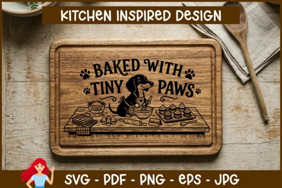Funny Farmhouse Baking Cutting Board Graphics