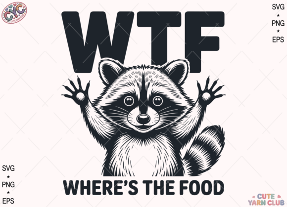 Funny Raccoon Png, Sarcastic Raccoon Png for Crafts and Graphics