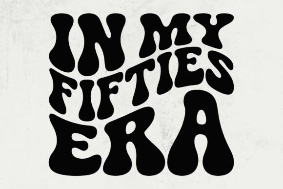 In My Fifties Era Svg for Website and Editorial Use