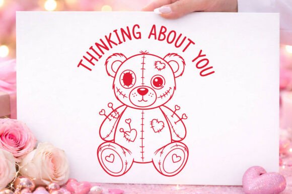 Sarcastic Valentine Day Teddy SVG PNG for Crafts and Graphics