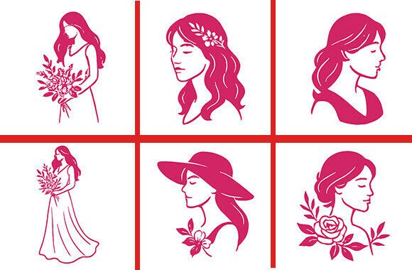 Women’s Day Floral SVG for Blog and Web Design